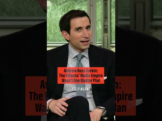 Andrew Ross Sorkin thinks David Ellison’s move into media was more opportunistic than planned.