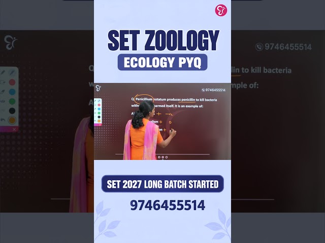 SET ZOOLOGY | ECOLOGY PYQ 📚