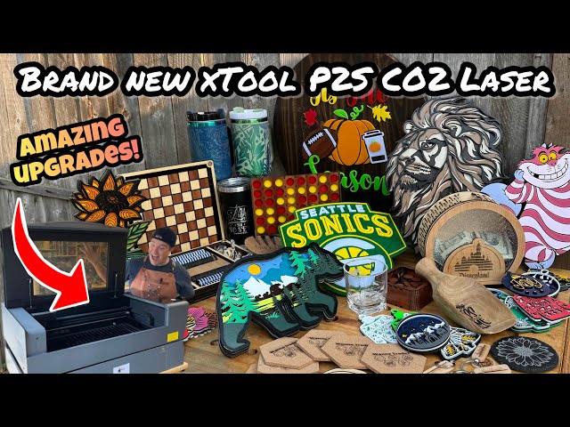 Brand New xTool P2S: Updated Desktop 55W CO2 Laser
