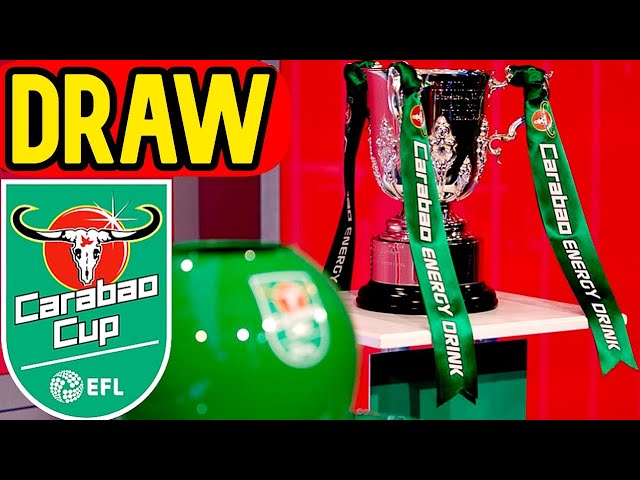 CARABAO CUP SEMI FINAL DRAW WATCH ALONG