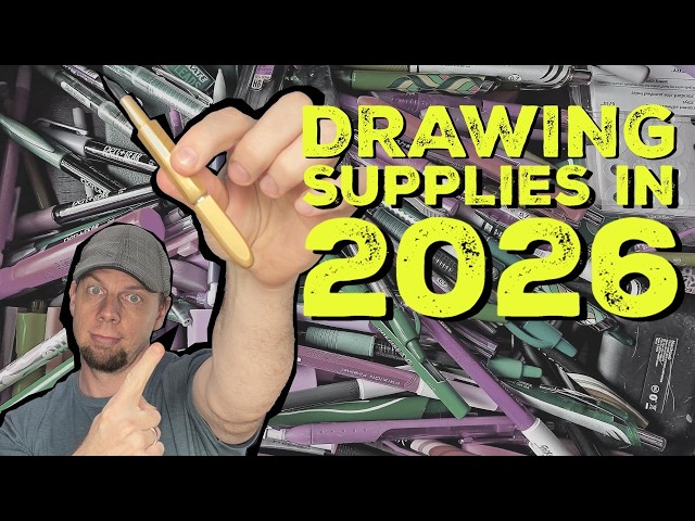 Everything I Use to Draw: Sketchbooks, Pens and More