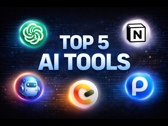 5 Powerful AI Tools That Will 10X Your Productivity #ai #aitools #Top AI tools 2026