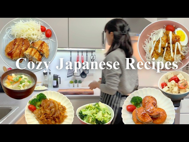 Cozy Japanese Cooking | 4 Days Home Meals by Housewife | Cooking Japanese food in Canada 🇨🇦