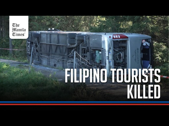 Two Filipino killed, 8 injured in German bus crash