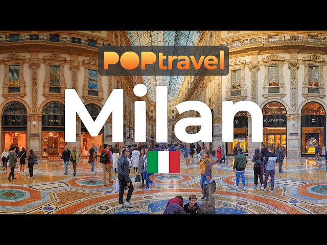 Walking in MILAN / Italy 🇮🇹- Fashion District - 4K 60fps (UHD)
