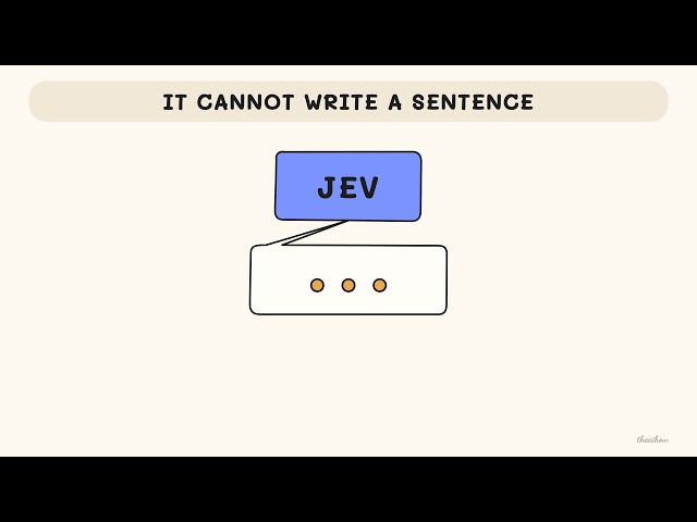 Jev Can't Write a Sentence. That's the Whole Point.