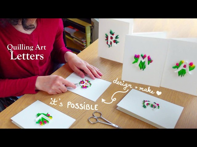 Paper Quilling Letters