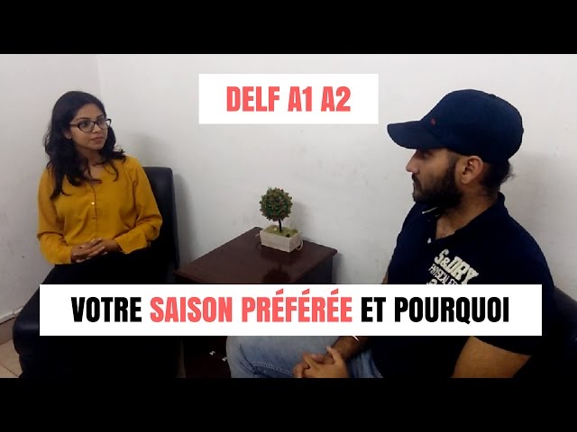 Delf A1 A2 Production orale - Monologues with Subtitles - French for Beginners