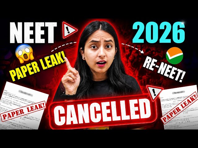 NEET 2026 CANCELLED😱| NTA's Biggest Update🔥 #neet #neet2026 #update #news 
