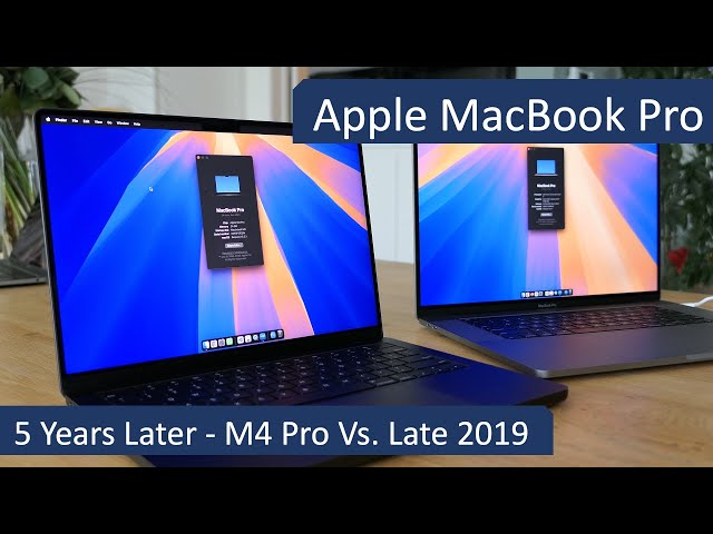 Apple MacBook Pro - 5 Years Later - M4 Pro Vs. Late 2019