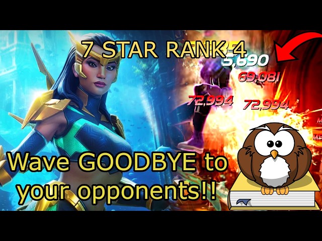 7* RANK 4 Wave - Sink or swim? - Marvel Contest of Champions