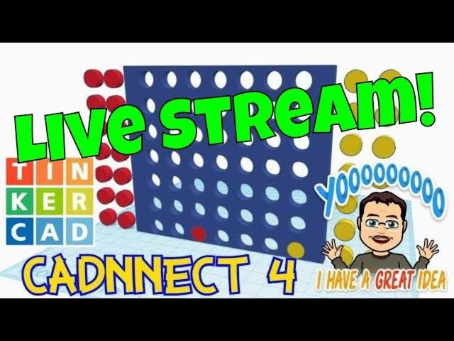 Tinkercad CADnnect 4  Online Battle - March 29, 2020