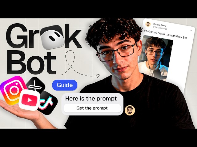 Grok Bot + Zernio: Auto-Post on Social and Comment-to-DM Setup