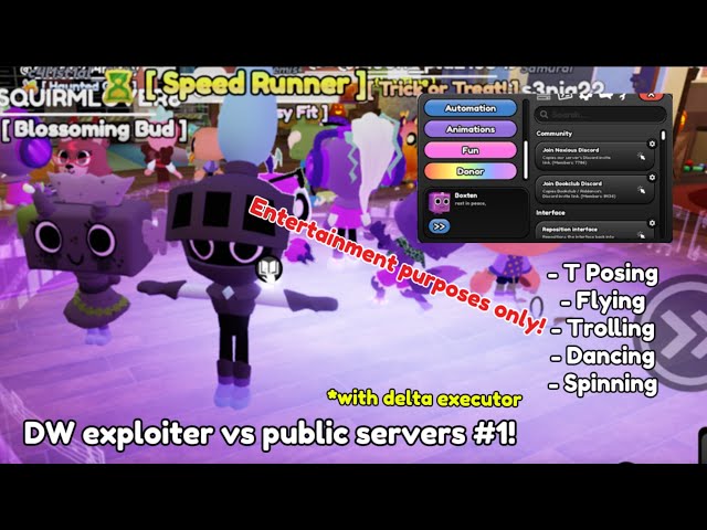 DW EXPLOITERS VS PUBLIC SERVERS PART 1