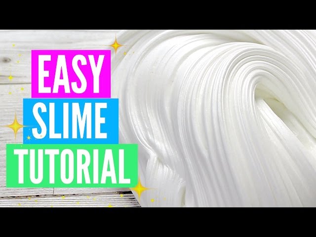 Easy How To Make Slime Tutorial For Beginners