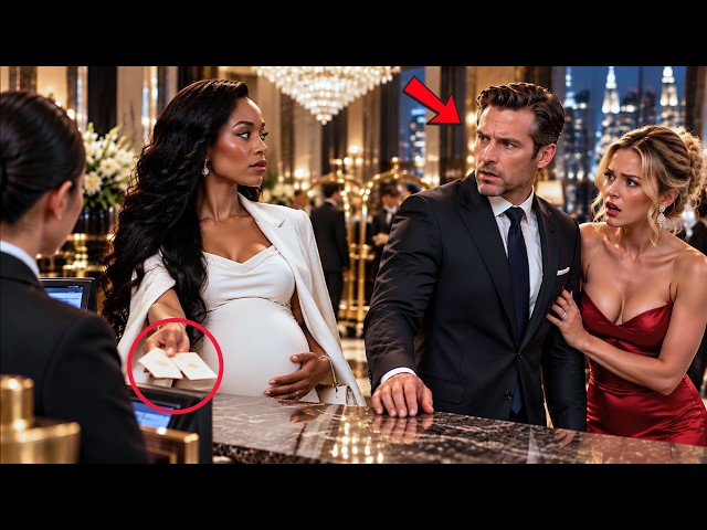 “Enjoy Your Stay, Sir” — His Pregnant Black Wife’s Calm Words Silenced Him and His Mistress