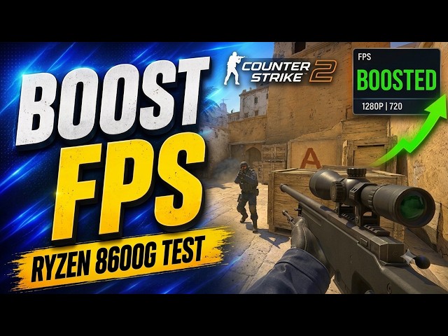 I Tried Boosting CS2 FPS Without New Hardware (Ryzen 5 8600G Test)