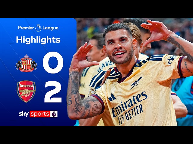 Guimaraes STUNNER steals show in Gunners' win! | Sunderland 0-2 Arsenal | Premier League Highlights