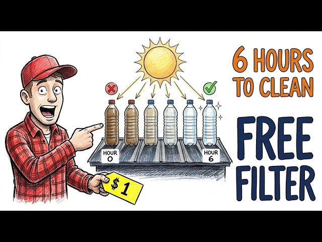 This is how people drank clean water for centuries before the advent of filters that cost $1.