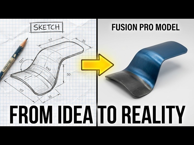 Fusion 360 Surface Practice Series – Exercise #4