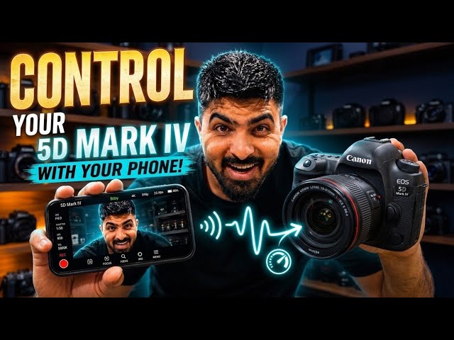 How to Connect Canon 5D Mark IV to Phone | Canon Camera Connect Setup & Full Guide