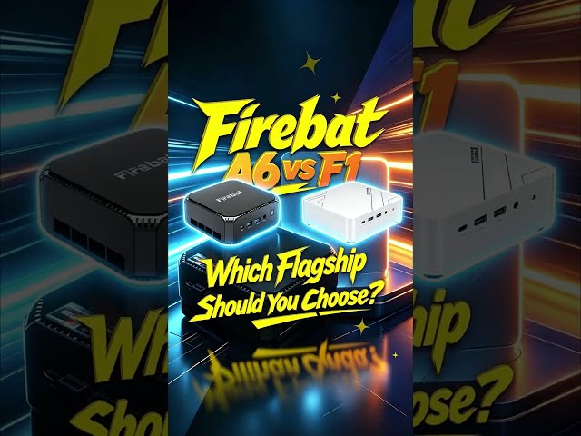 FIREBAT A6 VS F1｜Watch Before You Buy⚠️ #minipc #gaming#choose  #firebat #tech