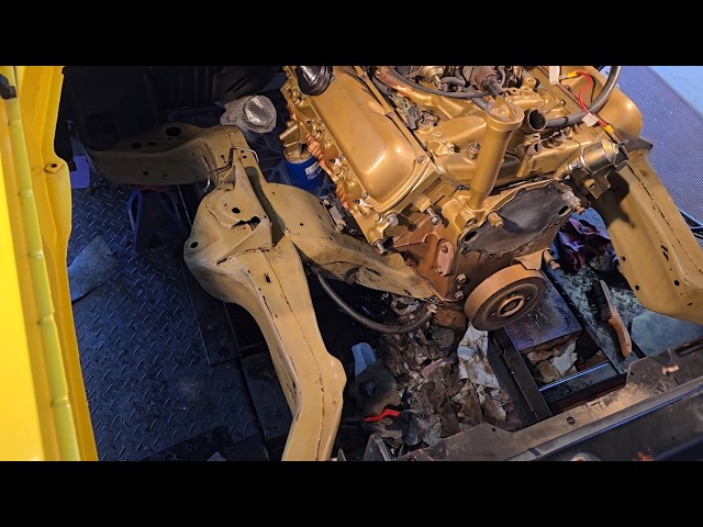 Stripping, Cleaning, Painting the Engine Compartment. Rallye 350 2026 Restoration Part 2