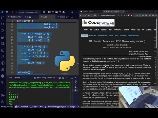 [Python] CODEFORCES Coding Challenges 26/07/22
