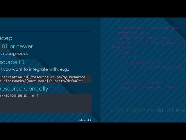 How to Deploy Virtual Network (VNET) Integration to an Azure App Service Using Bicep