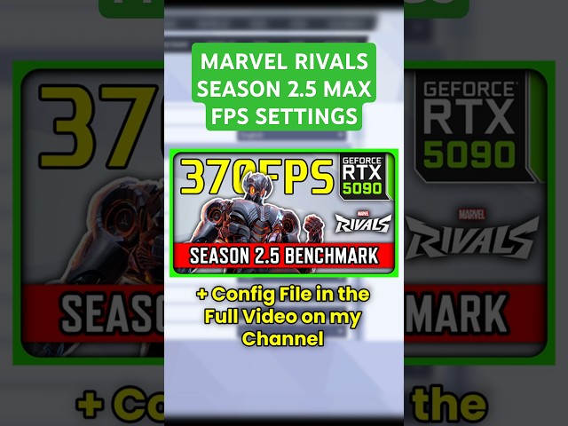 Marvel Rivals Season 2.5 MAX FPS! #gaming #marvelrivals #marvel #shorts