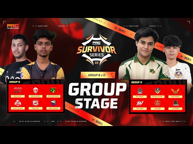 🔴 PRG Survivor Series | Group Stage [B x D]