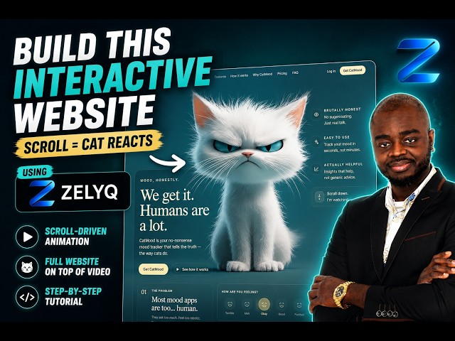 Build a Scroll-Animated Website With Zelyq | Step-by-Step Tutorial