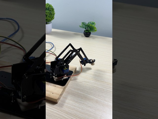 Pick and Place Robot arm #arduino #robotics