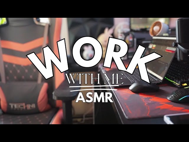 Edit An Audiobook with me for 1 hour! | Keyboard, mouse and background ASMR. (No Talking)
