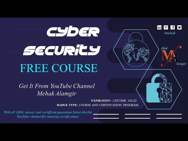 Cybersecurity Certifications | Cyber Security Quiz | CyberSecurity Certification Training