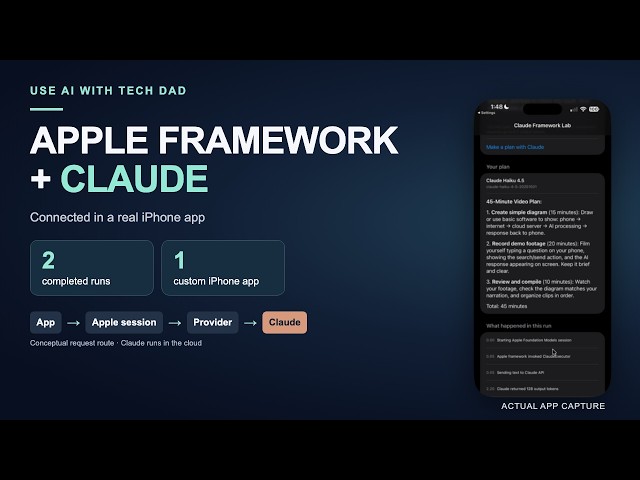 I Connected Claude to Apple's Foundation Models Framework