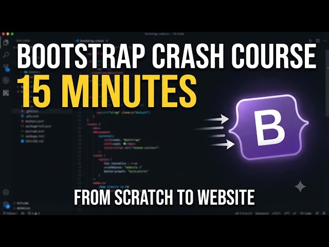 Learn Bootstrap 5 in 15 Minutes | Complete Bootstrap Tutorial for Beginners