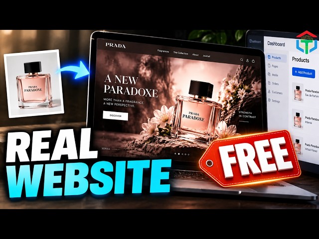 Build a REAL Website With Google AI Studio (No Code) — FREE Prompts