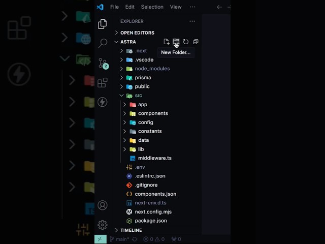 Shortcut for Creating Files and Folders in VS Code #vscode #shortcut #tips #tricks #coding