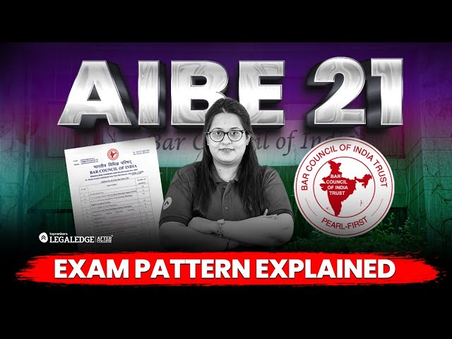 AIBE 21 Exam Pattern Explained | Paper Pattern for First-Time Aspirants (Must Watch) #aibeexam 2026