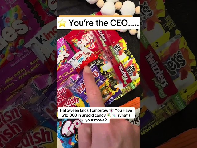 Entrepreneur BUSINESS Challenge: UNSOLD inventory …Now What? 🎃 | MYNE™ #business #game