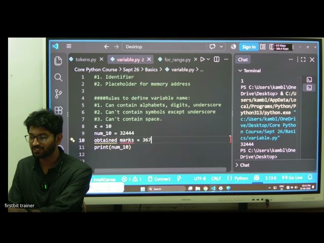 Python Full Stack Data Science & Analytics | Day 6 | 16 September 2026 Batch | FirstBit Solutions