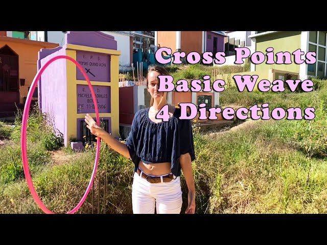 Basic Weave, Cross Points, and Four Directions - Beginner Hula Hooping Weave Directions!
