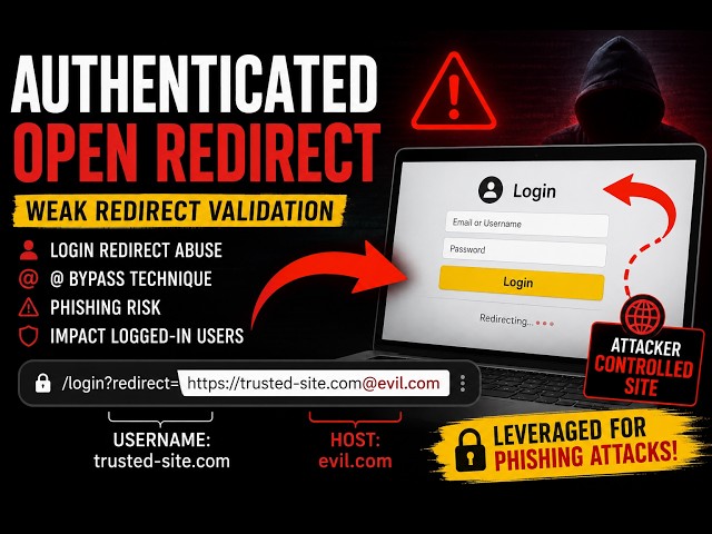 Authenticated Open Redirect via Weak Redirect Validation | Bug Bounty Finding
