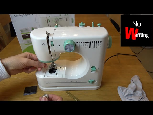 How to Thread Set Up a Multi Functional Electric Sewing Machine Detailed FHSM 520 - Beginners guide