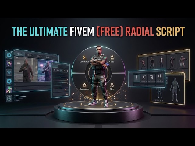 [FREE] 🤯 Advanced FiveM Radial Menu | Fully Customizable UI  | Standalone | MJ DEVELOPMENT