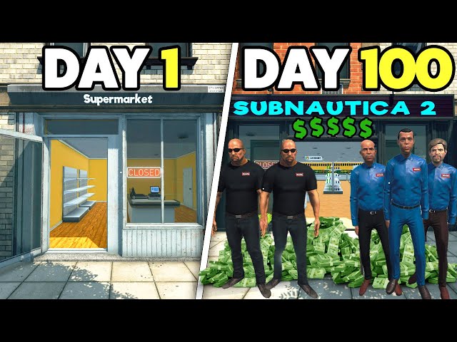 I Spent 100 Days in Supermarket Simulator and Here's What Happened