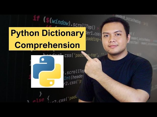 Python Dictionary Comprehension