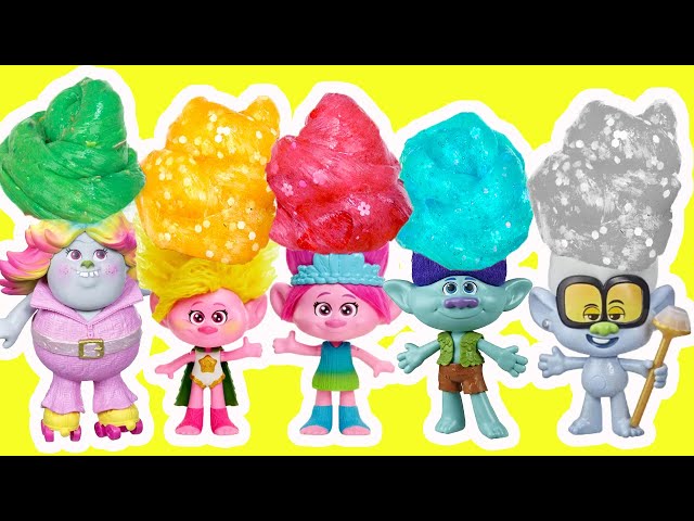 Trolls Band Together Movie  DIY Slime Making Tutorial with Poppy, Branch, Viva