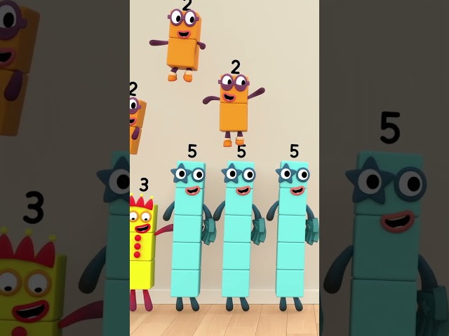 EXPLORE NUMBERS - Song for children | Numberblocks Spanish #shorts